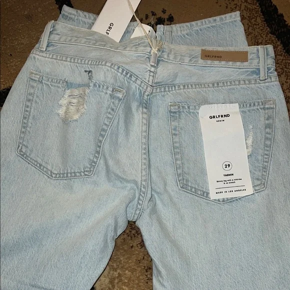 GRLFRND fame Light Blue Denim Jeans NWT 29 - Picture 6 of 8